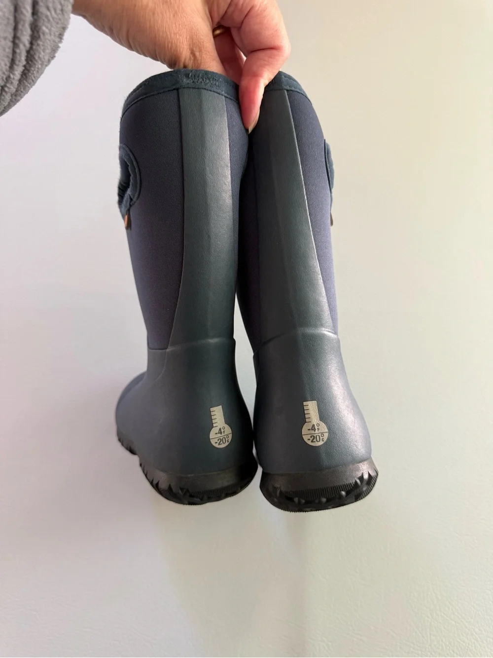 Bogs Boys York Blue Snow Boots Rain Boots size 11 Little Kids Waterproof Winter